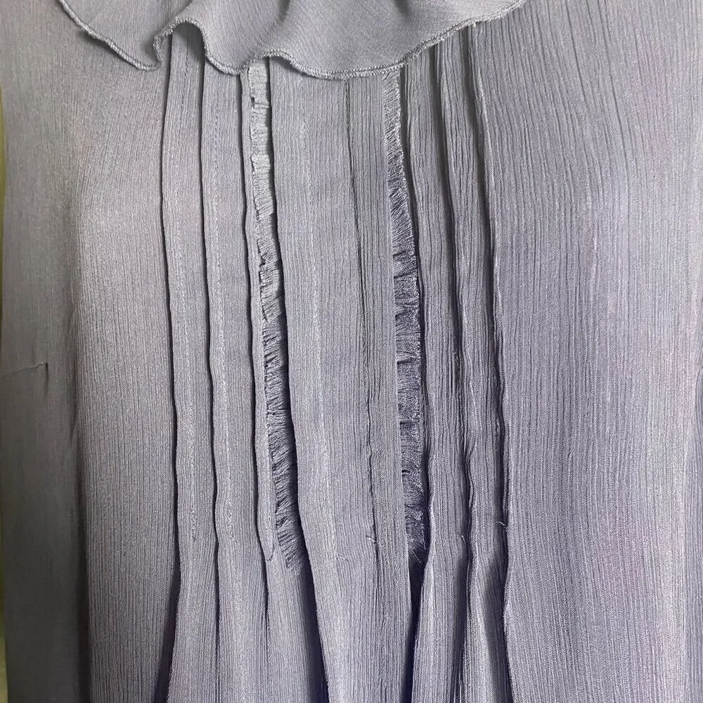 Sleeveless chiffon Purple sleeveless Top Size M